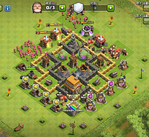 部落冲突5本最强布阵