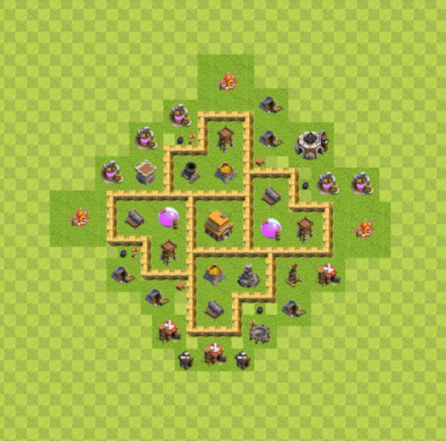 部落冲突5本最强布阵